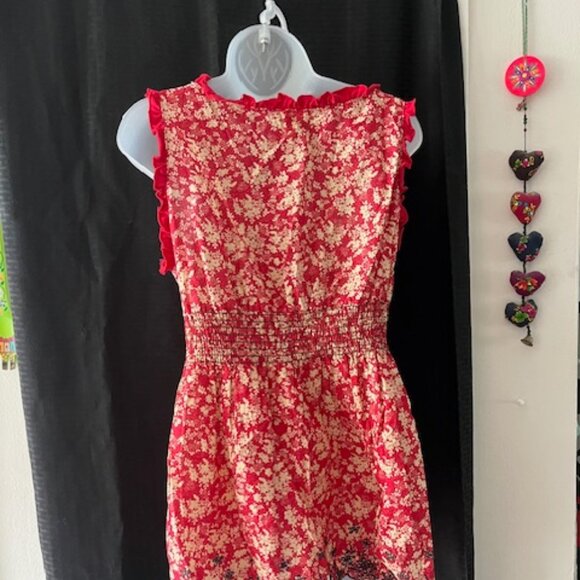 Fun Floral V-Neck Top ~ 100% Cotton - Picture 5 of 6